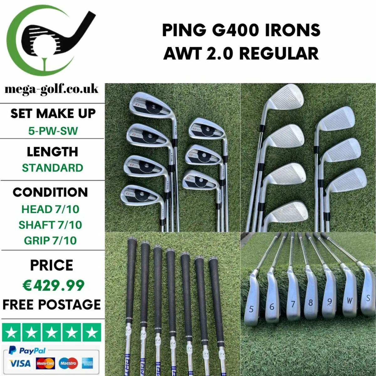 Ping g400 best sale irons price