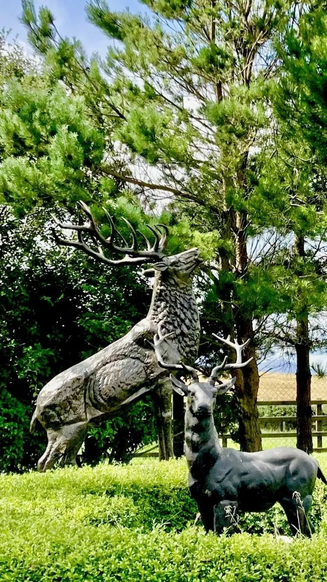 Stag Statues Lifesize - Image 3