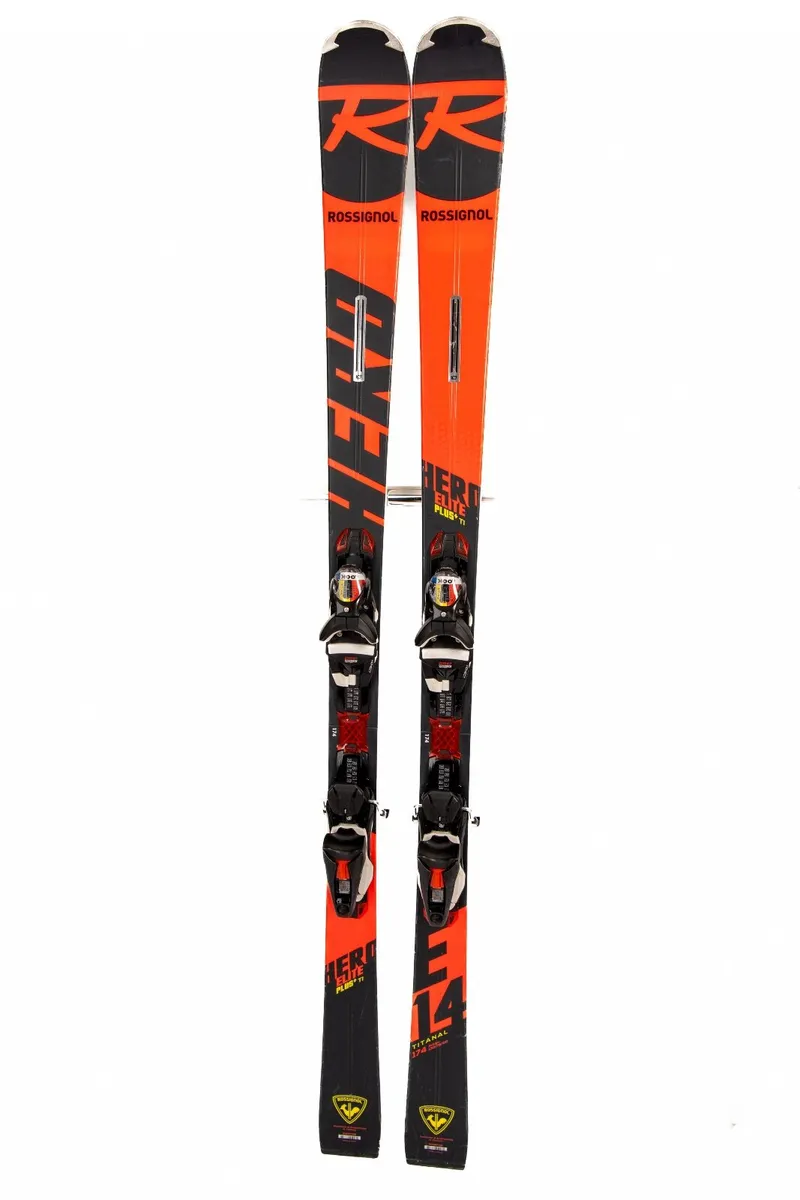 Rossignol Hero Elite Plus TI Skis with Bindings