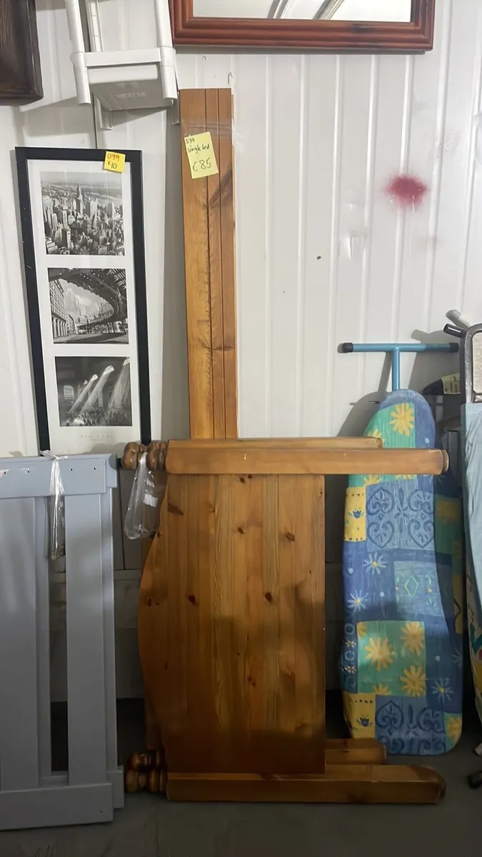 Pine single bed frame