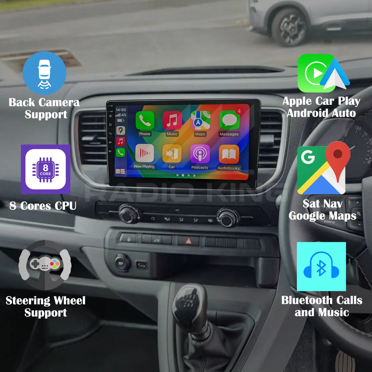 PREMIUM CARPLAY CITROEN DISPATCH ANDROID AUTO - Image 1