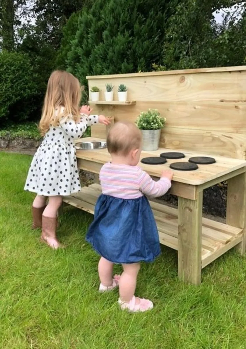 Mud Kitchen - Outdoor Kids Play Toys - Image 2