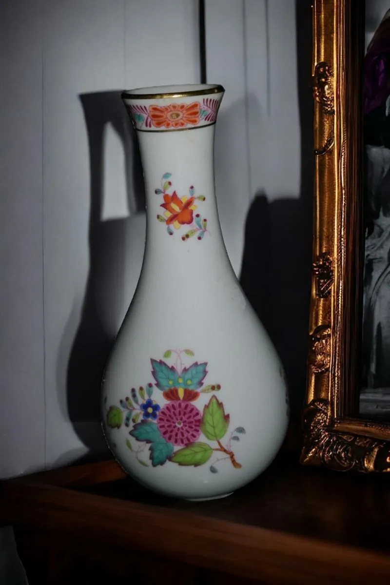 Numbered Herend porcelain vase - Image 1