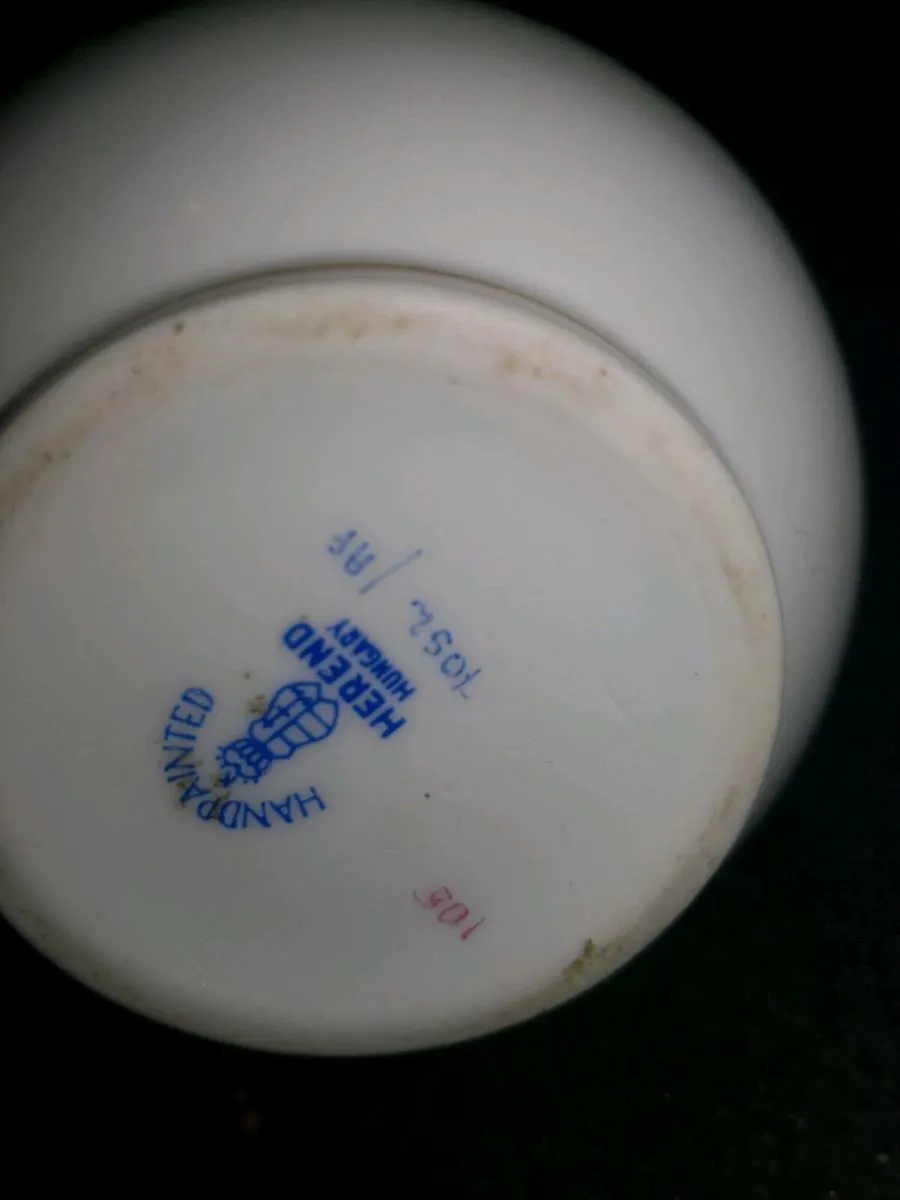 Numbered Herend porcelain vase - Image 2