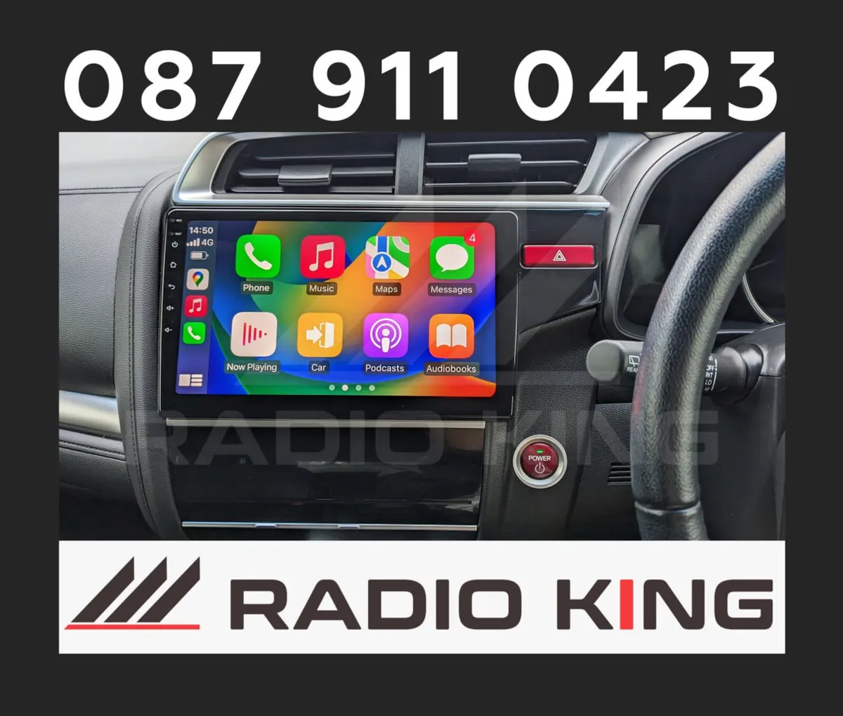 PREMIUM CARPLAY HONDA FIT ANDROID AUTO RADIO - Image 3
