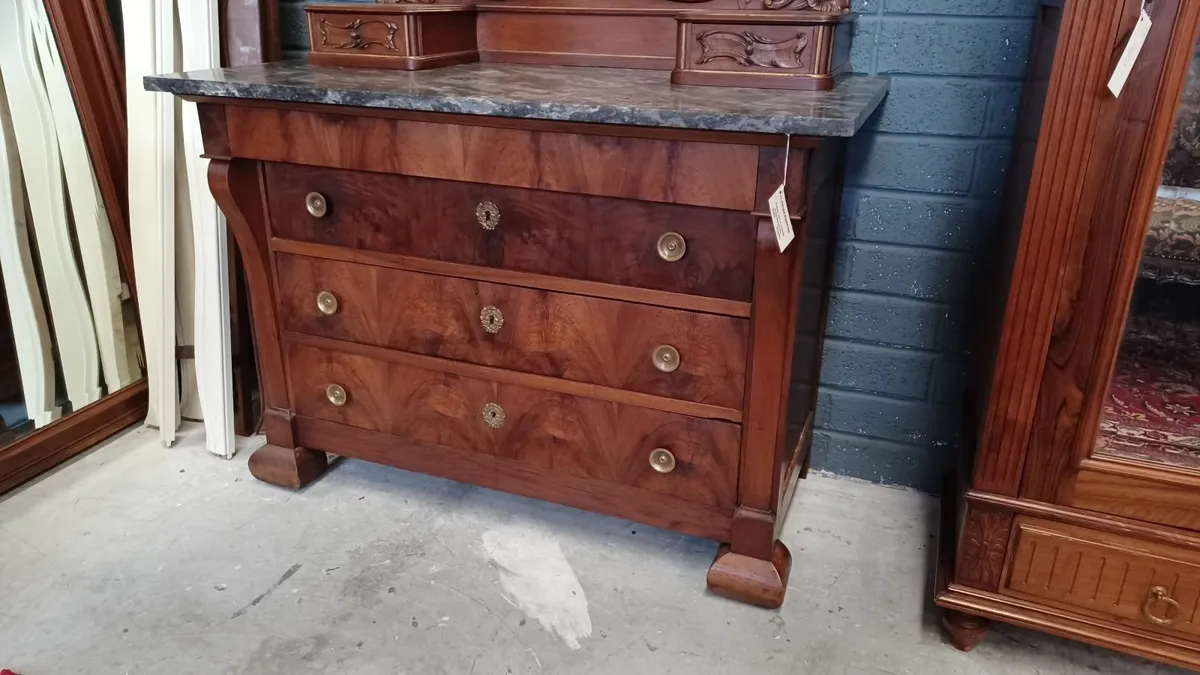 Original French Louis Philippe chest of drawers - Image 3