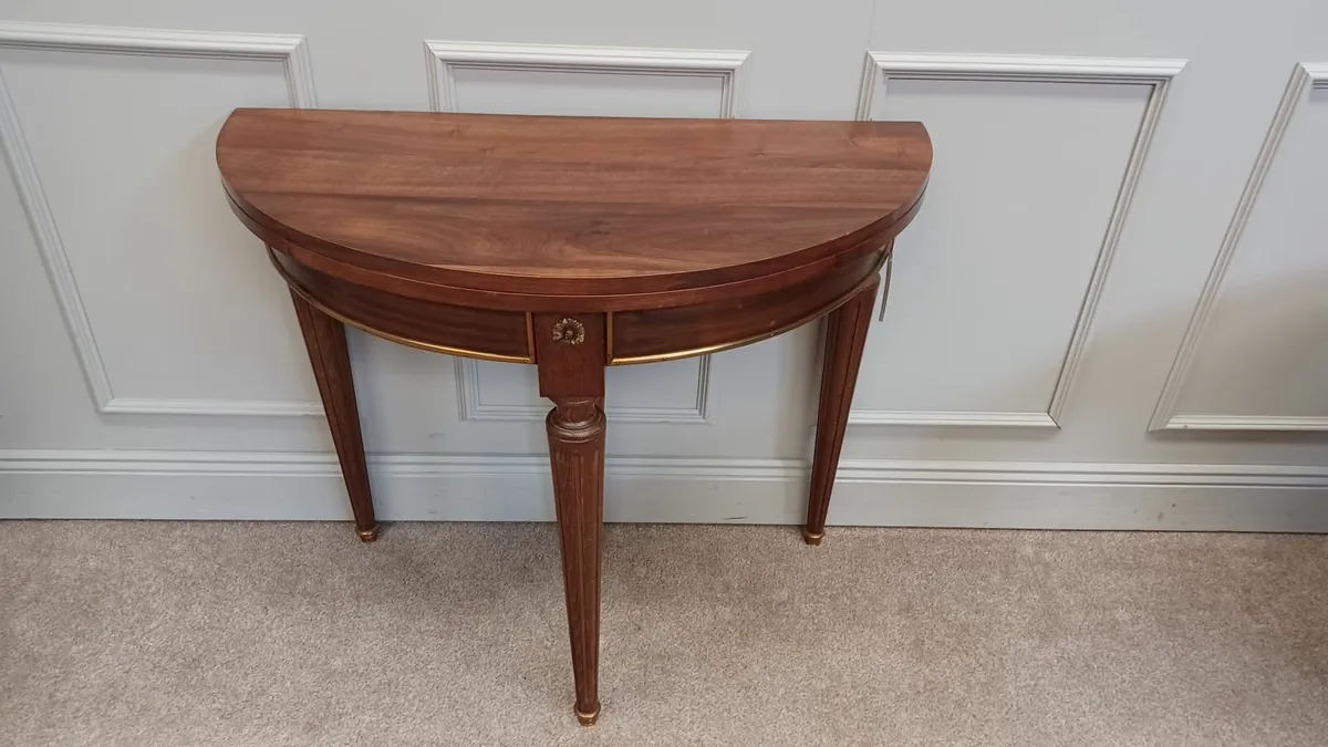 Round table or half-moon console - Image 1