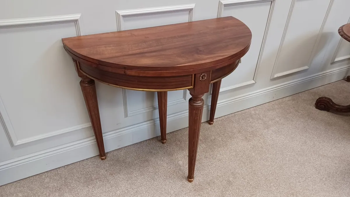 Round table or half-moon console - Image 2