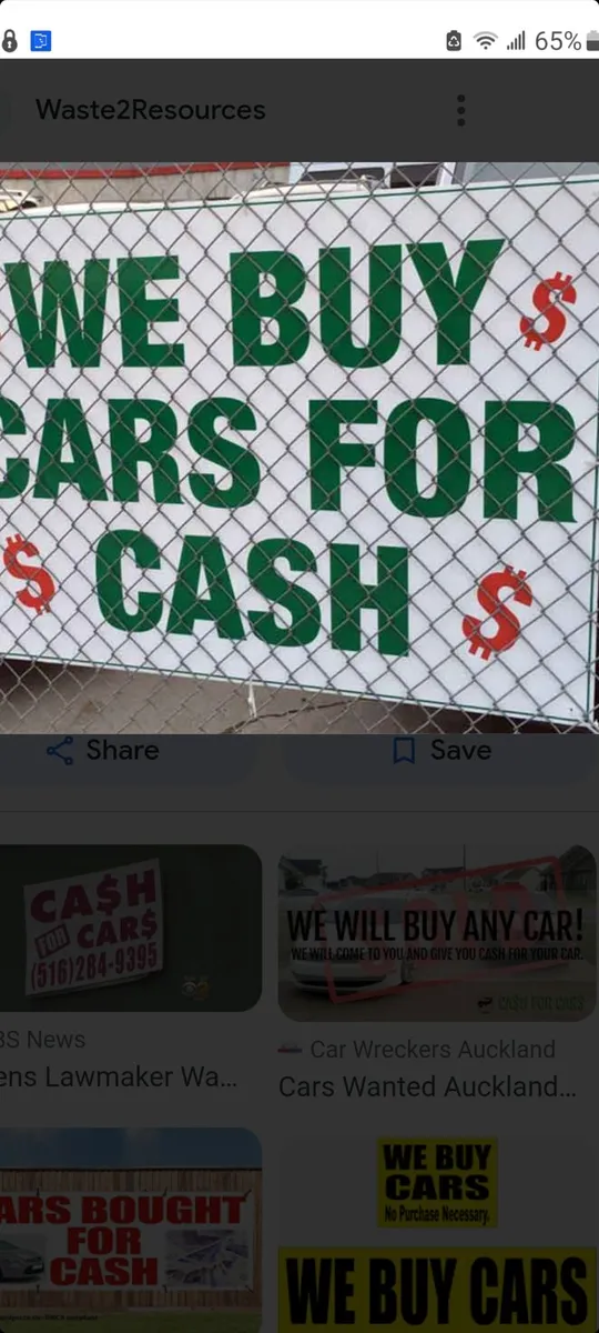 We buy cars for cash
