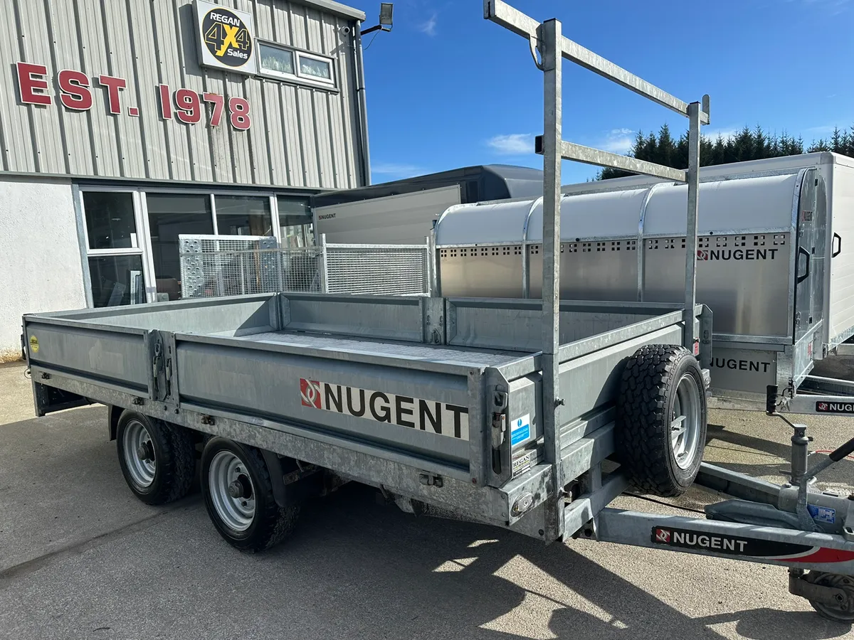 Nugent 12FT Flat Bed Trailer - Image 4