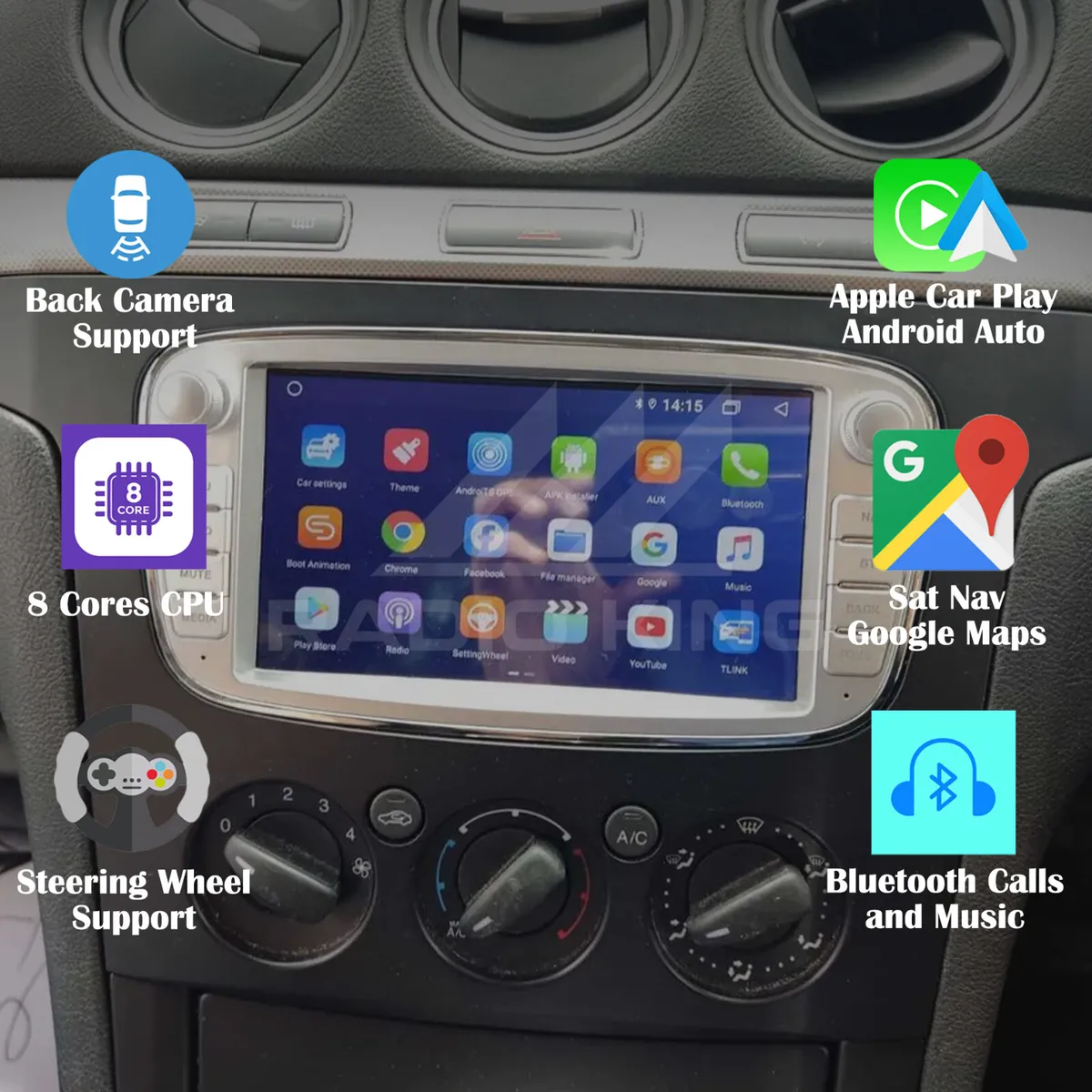 PREMIUM CARPLAY FORD MONDEO ANDROID AUTO RADIO - Image 1