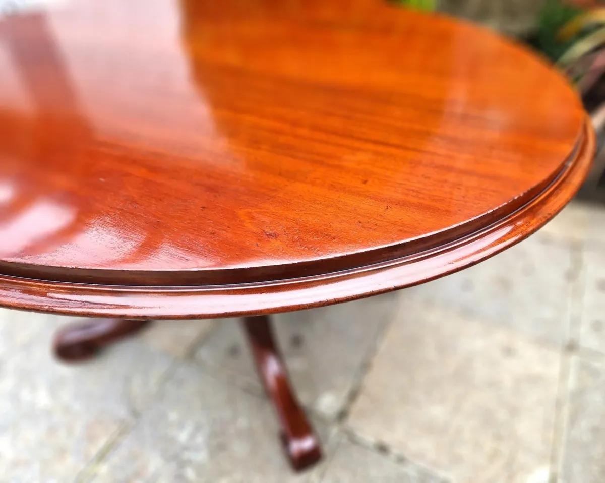 Victorian Oval Breakfast Table- Circa 1860 - Image 3