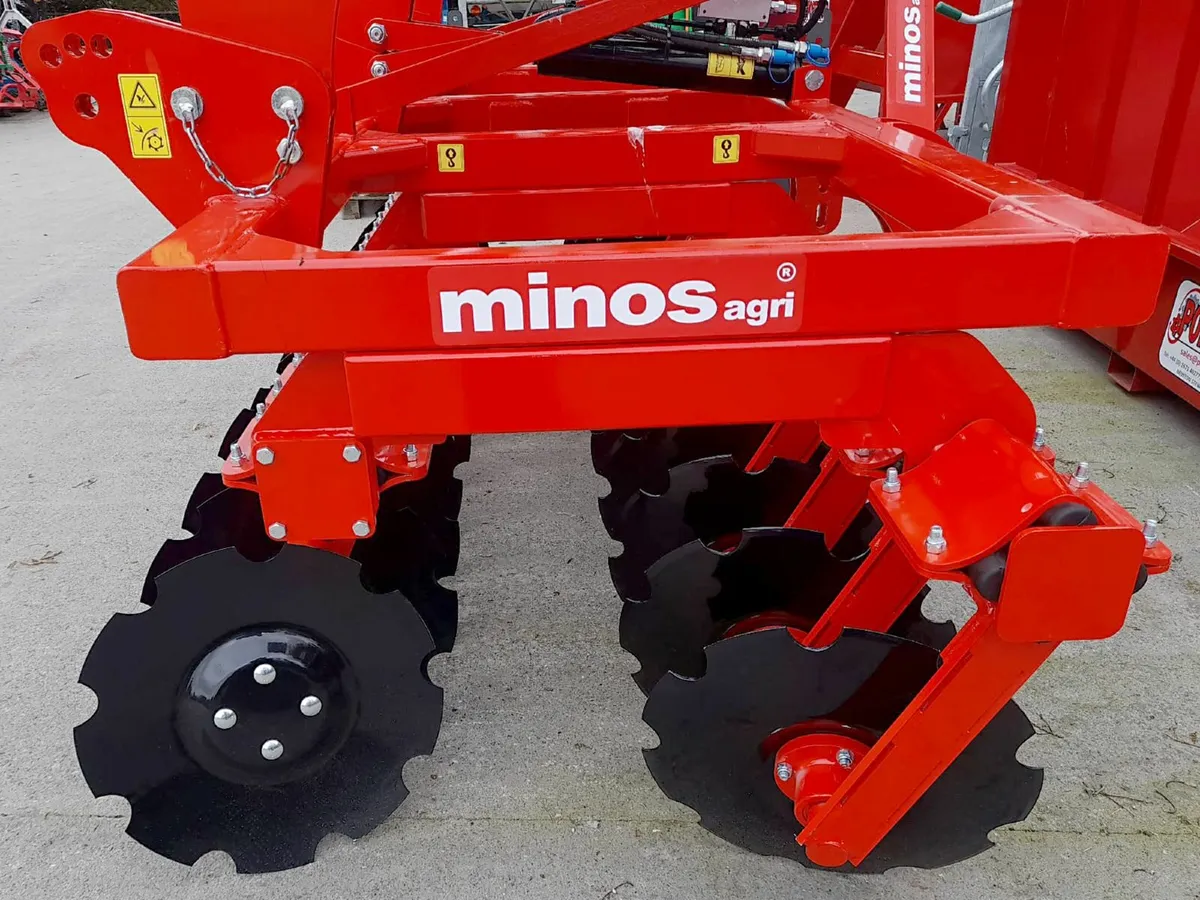 NEW MINOS DISC HARROWS . XX SALE XX. SHOP SOILED. - Image 3