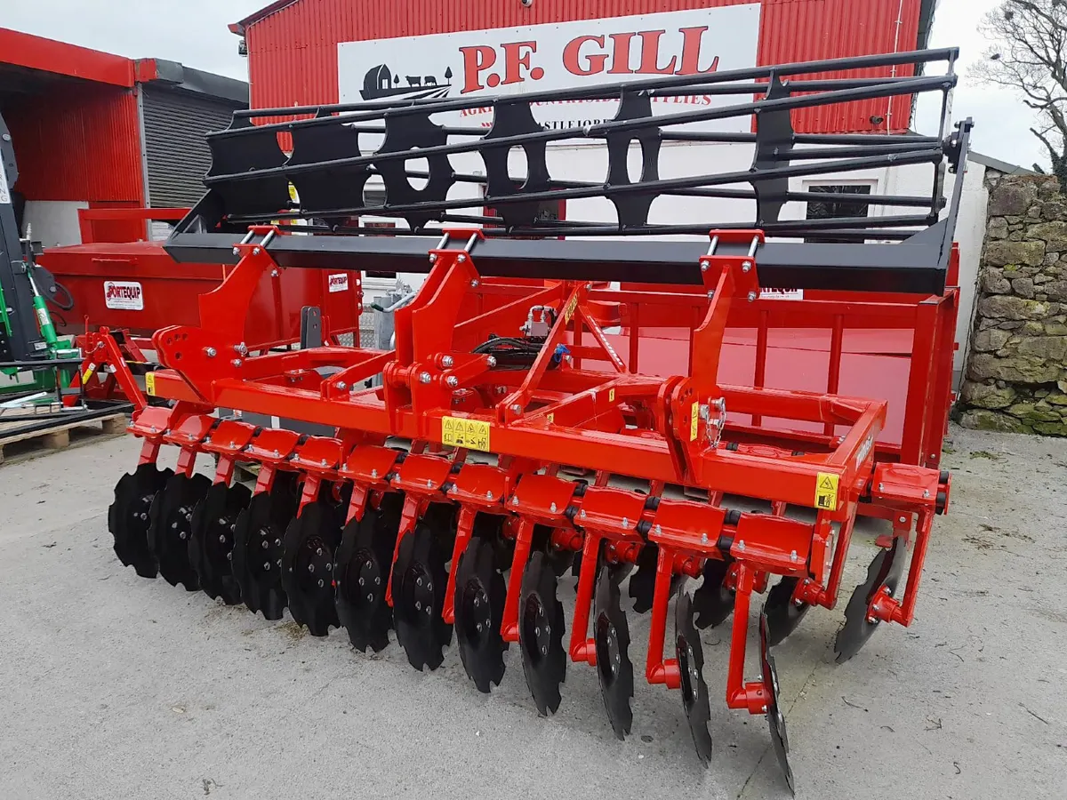 NEW MINOS DISC HARROWS . XX SALE XX. SHOP SOILED. - Image 1