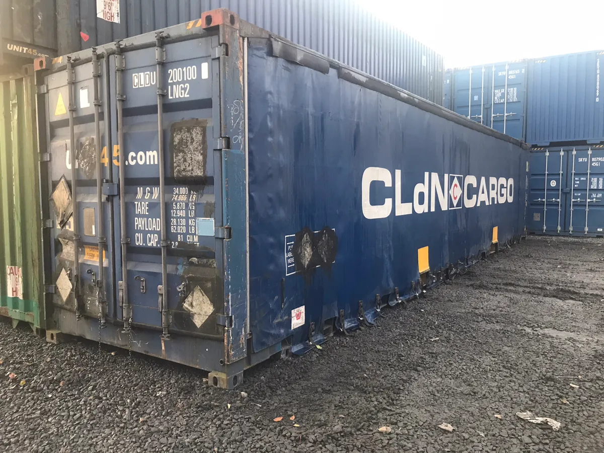 45ft Curtain Side Container