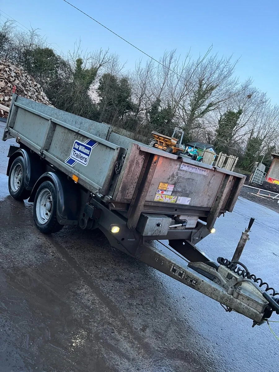 Ifor Williams tipping trailer