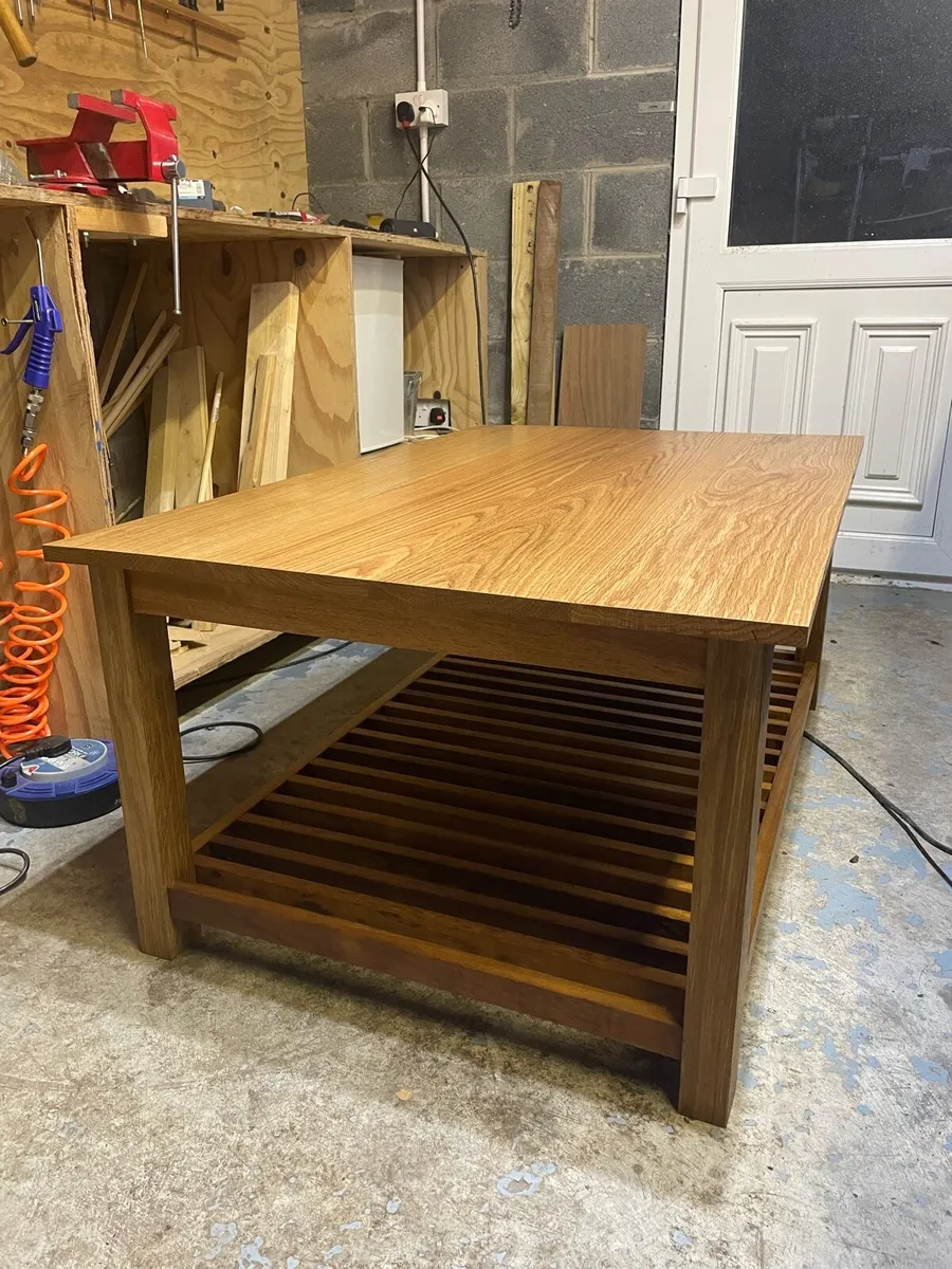 Oak/eroko hardwood coffee table