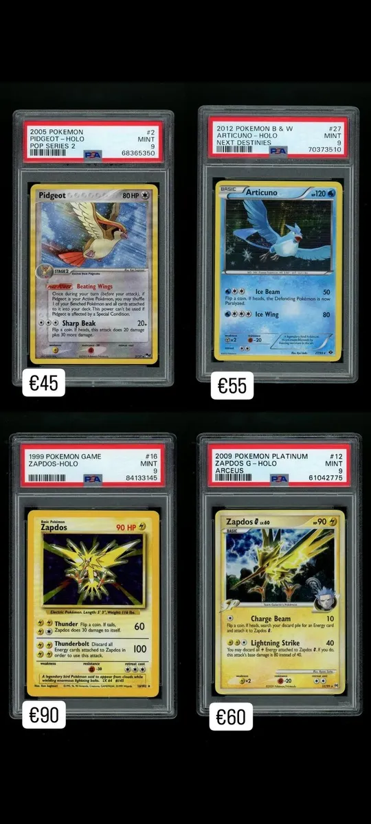 Pokemon Cards Psa Graded Rare Holo collectibles