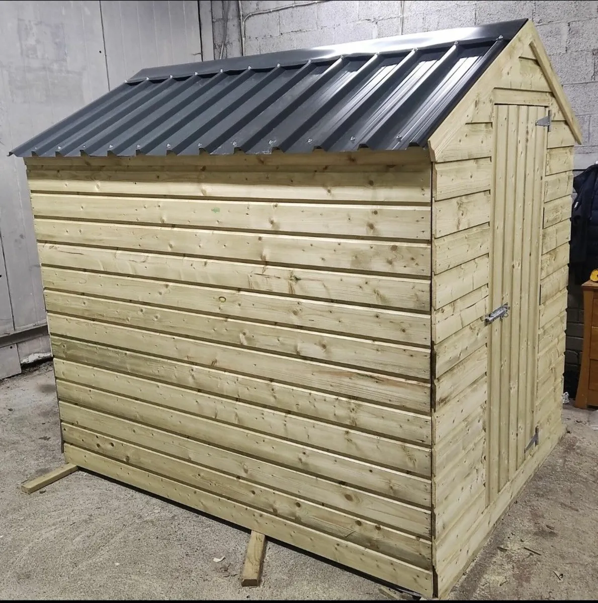 8x6 Garden Shed - Hand Built - Image 1