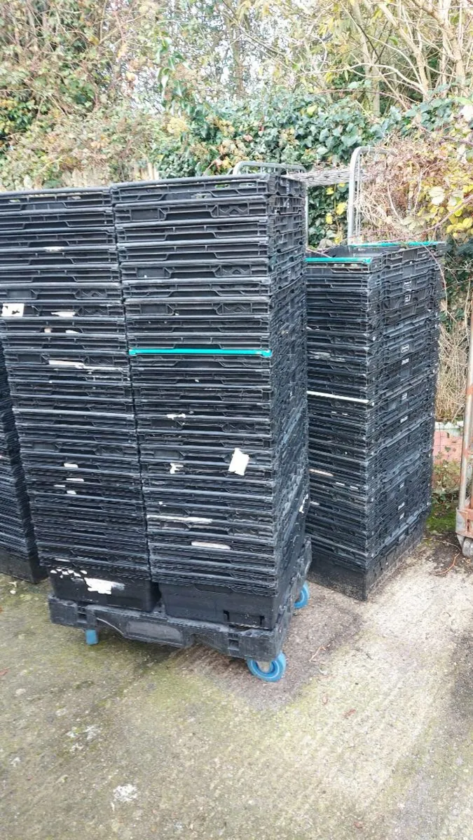 Heavy duty stacking crates €2 each