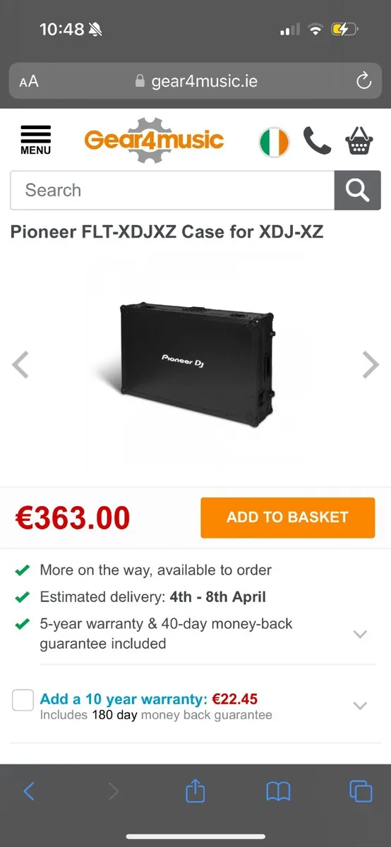 Pioneer FLT-XDJXZ Case for XDJ-XZ