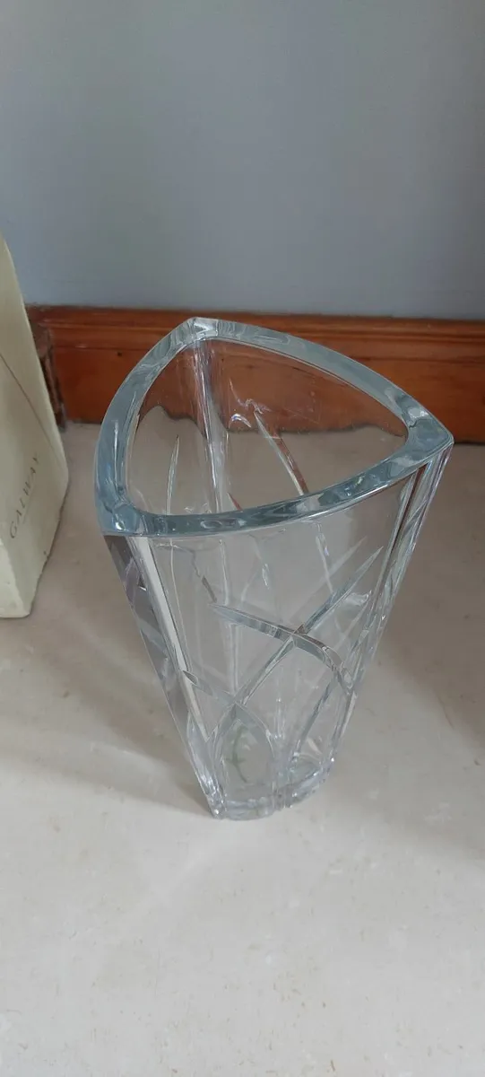 Galway Christal Glass vase