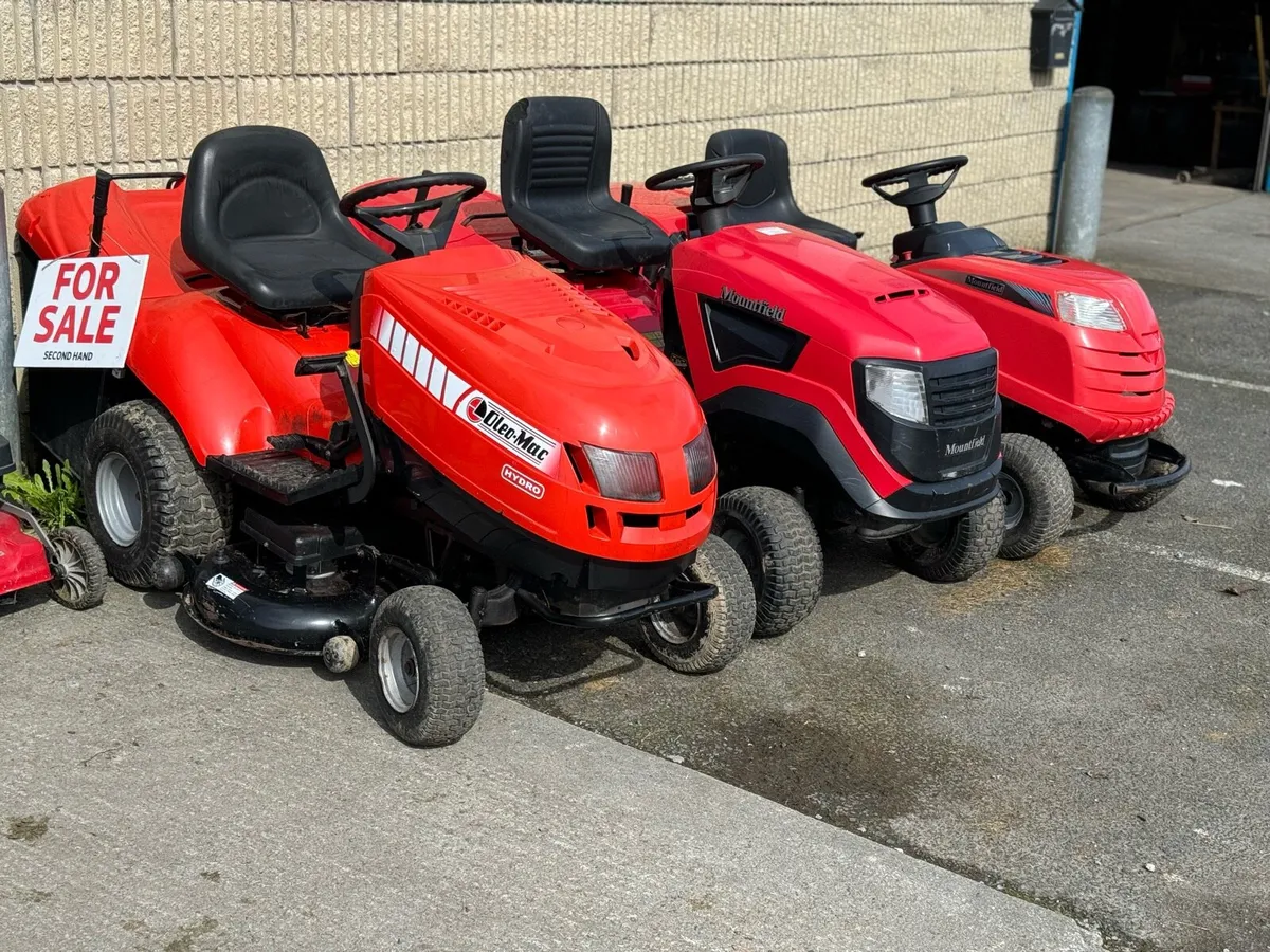 RideOn lawnmowers for sale New or Second hand