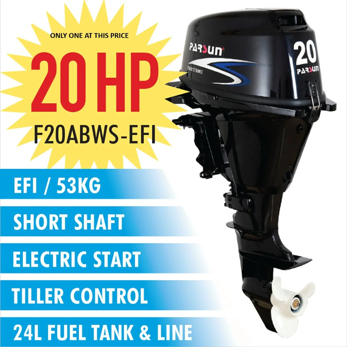 Parsun 20HP  new only one at this price