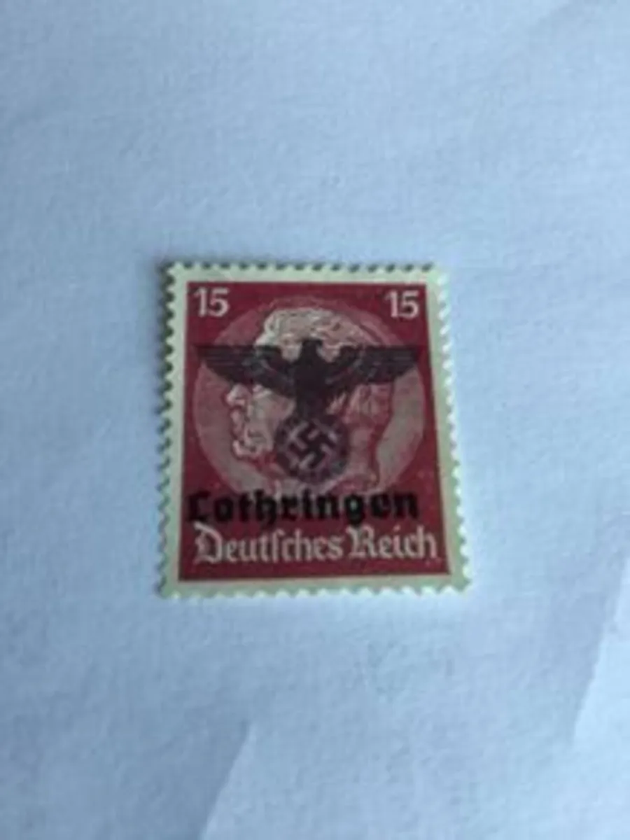 Rare WW2 German Stamp, NSDAP overprint