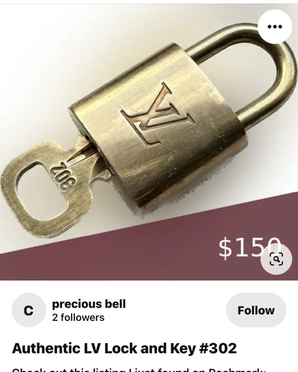 Designer LV original lock