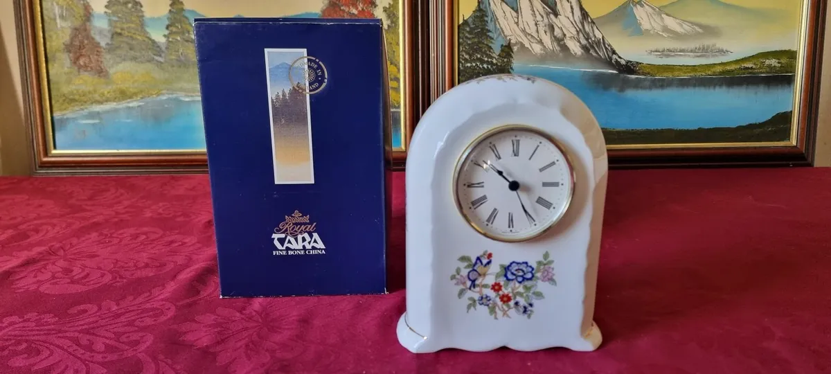 New Royal Tara Harmony Ireland Bone China Clock