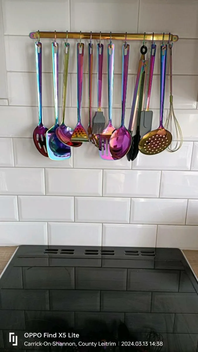 Purple kitchen appliances