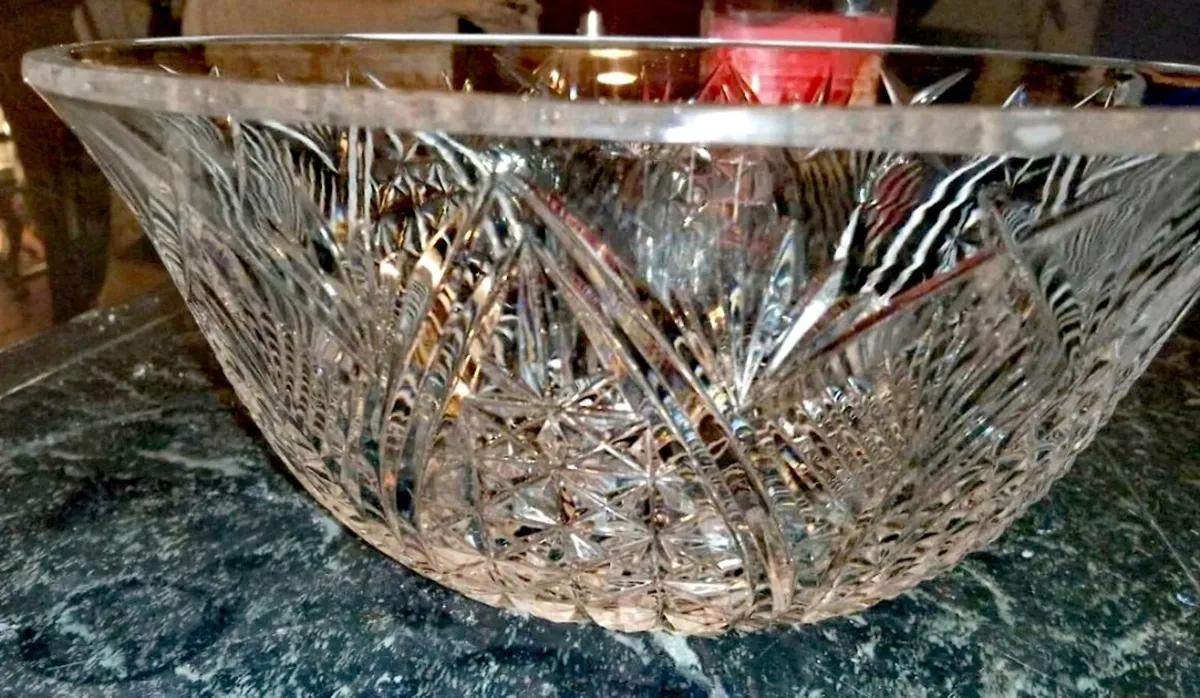 Large vintage Waterford crystal bowl - Image 3