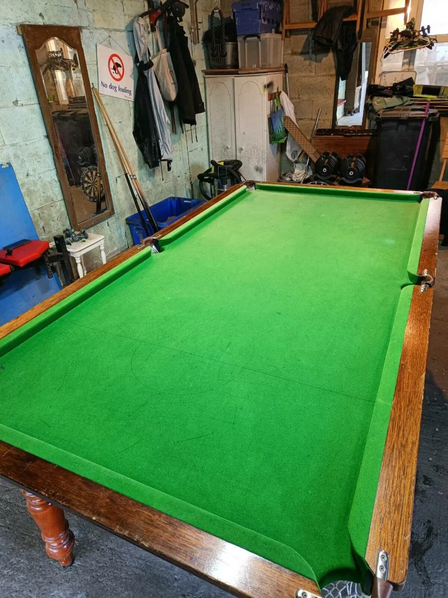 7ft slate bed pool/snooker table