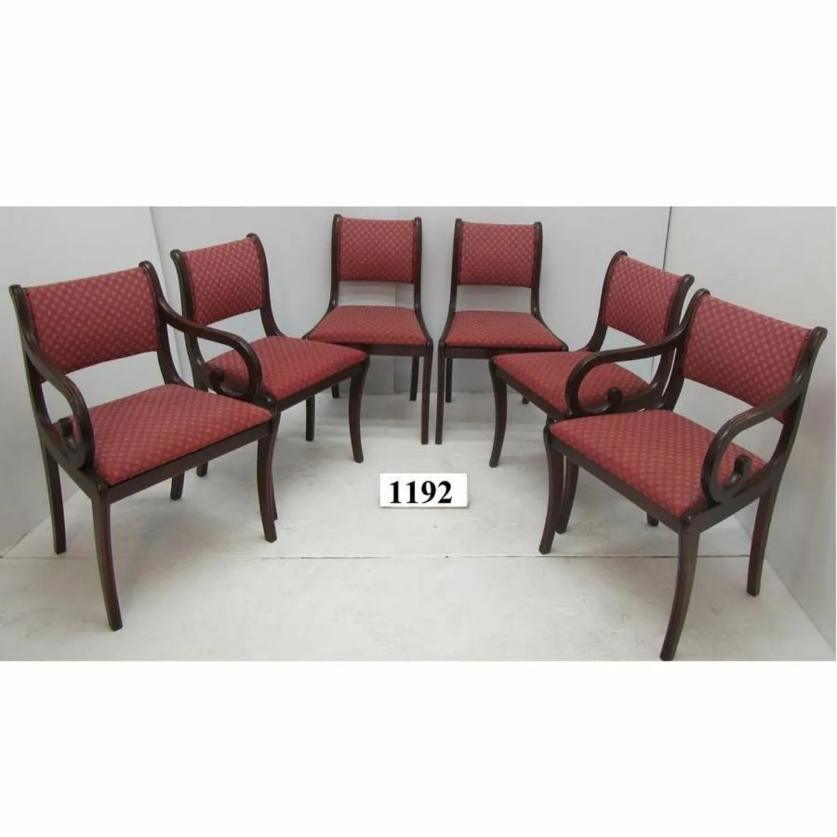 Set of 6 chairs.   #1192