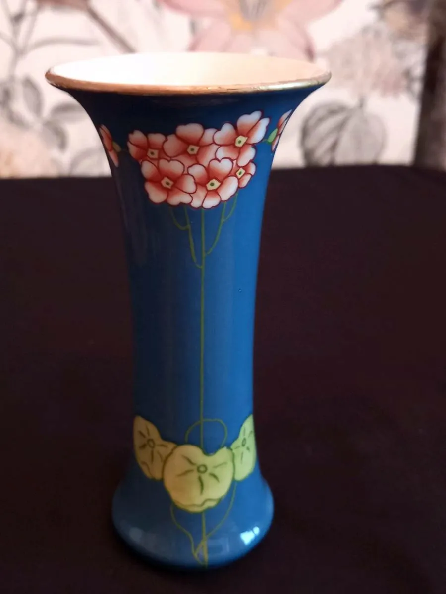 Vintage German Ceramic Posie Vase