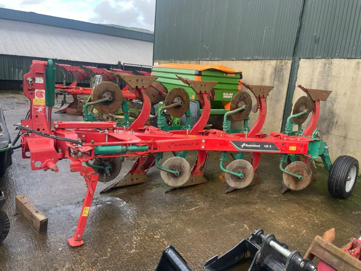 2018 Kverneland 150-S 4F Plough - Image 1