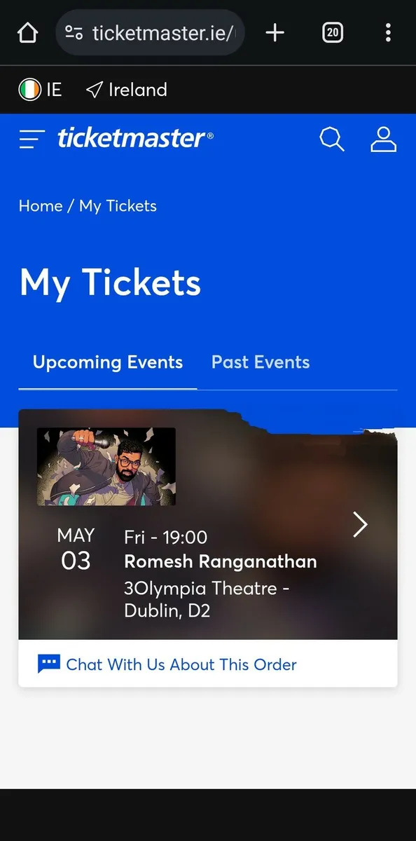 2 Romesh Ranganathan Tickets Dublin - Image 1