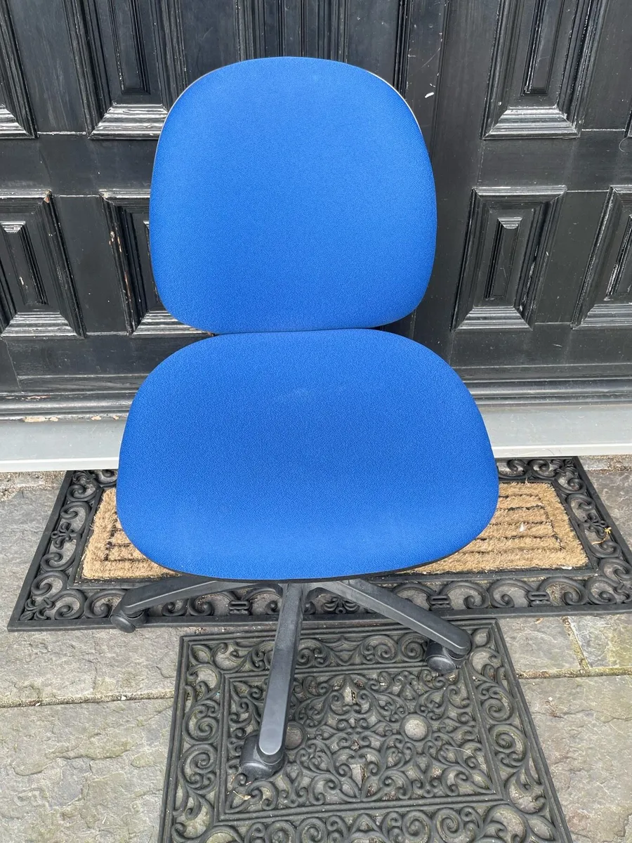 Classy Blue Office or Study Swivel Chair - Deliver