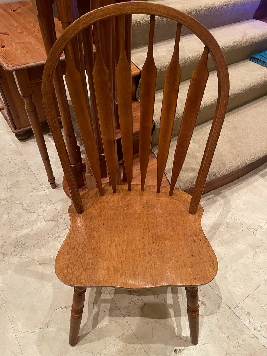 Large Sized Wooden Kitchen Dining Chair - Deliver