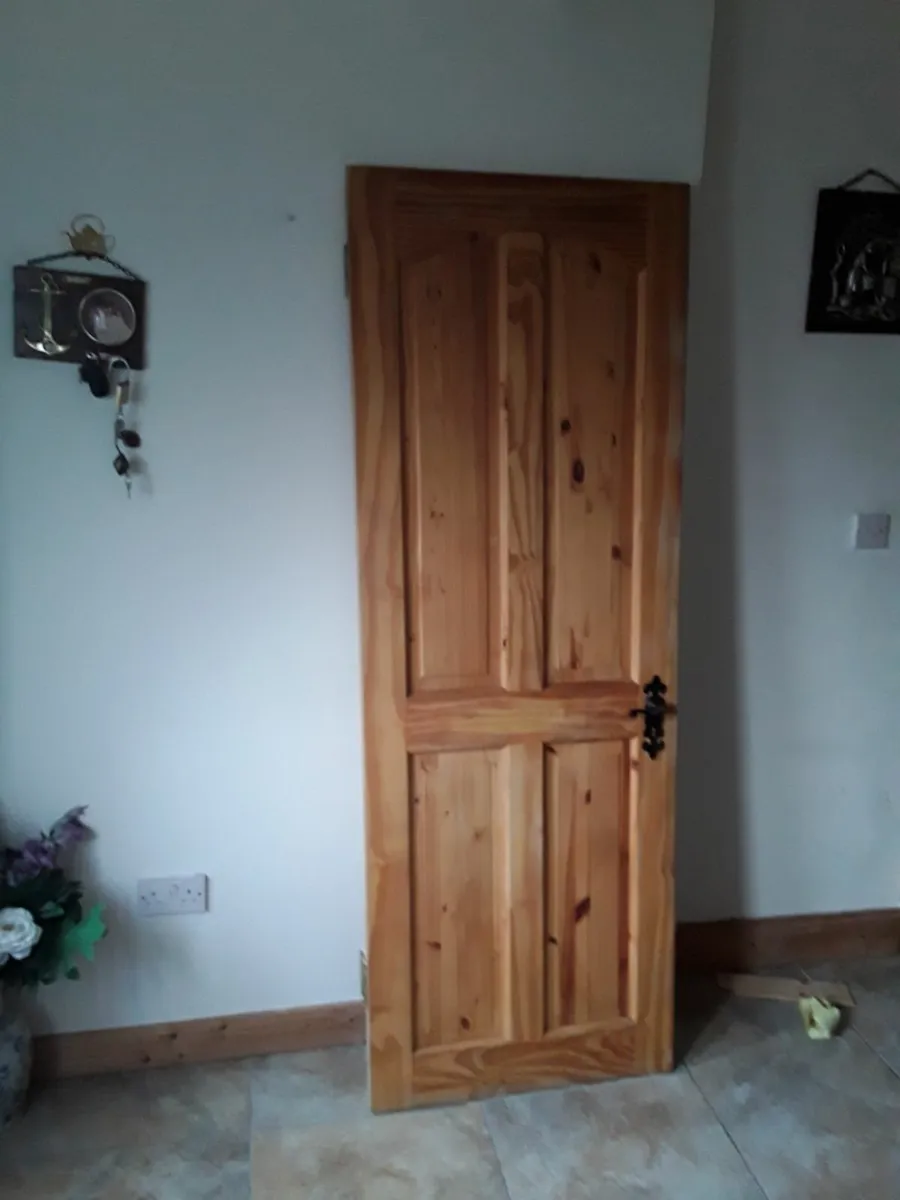Extremely heavy internal solid pine door small