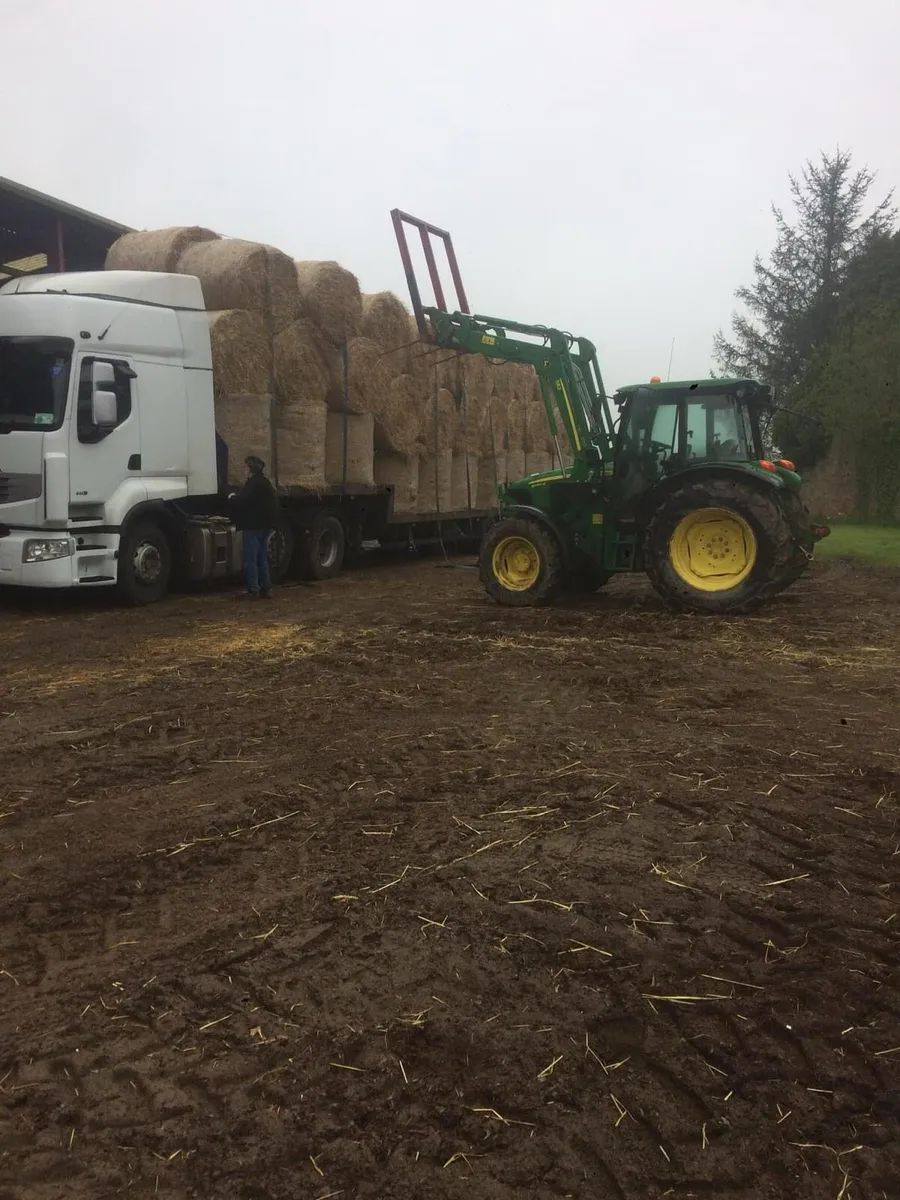 60 round bales of cattle hay