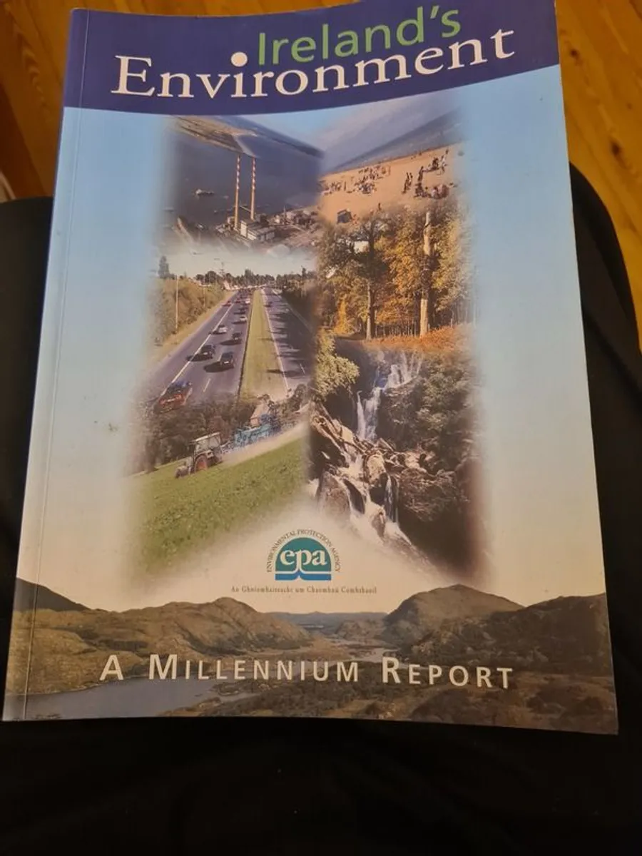 Irelands Environment  A Mellenium  Report.. 270 PAGES. LARGE VOLUME BOOK. In good condition.