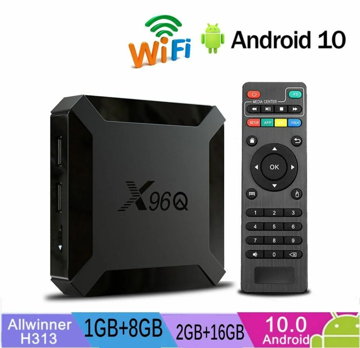 TV Box X96Q Android 10, Wi-Fi