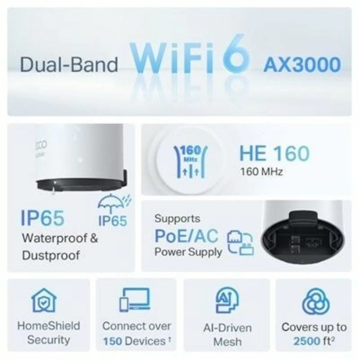 Wi-Fi Mesh system Deco E4 3 Pack
