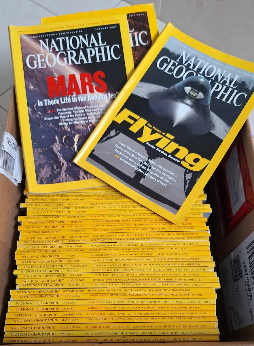 National Geographic Magazines 2003 to 2008