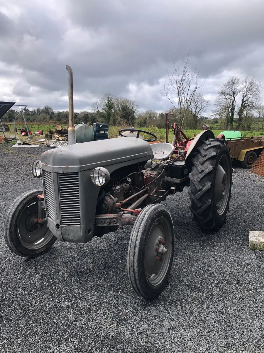 Vintage Tractor &plow