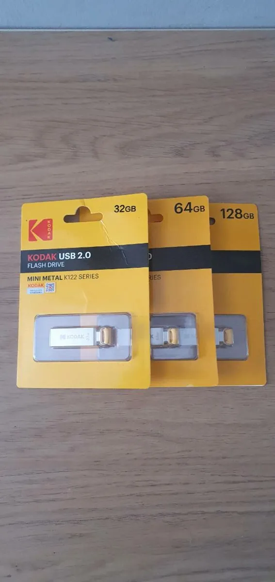 Kodak 32gb, 64gb and 128gb USB Memory Sticks