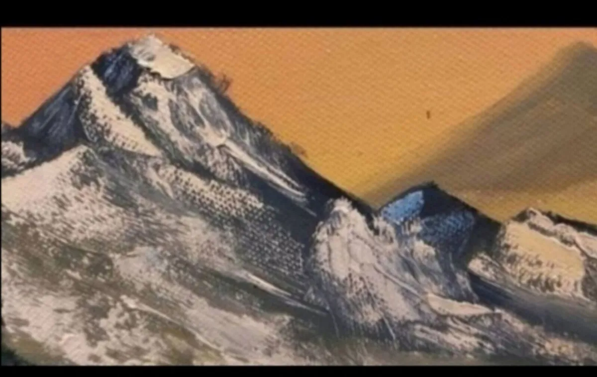 Oil painting of Mountain - Image 3