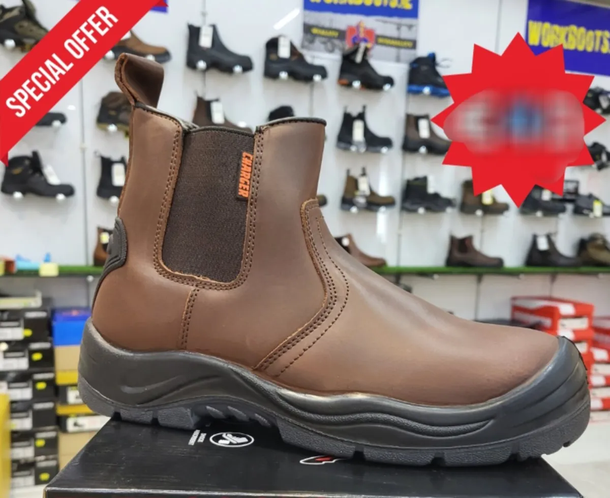Charger safety slip-on boots all sizes available